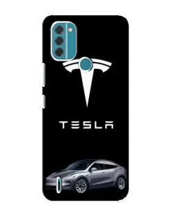 Чохол для Nokia C31 з картинкою «Tesla Model Y»