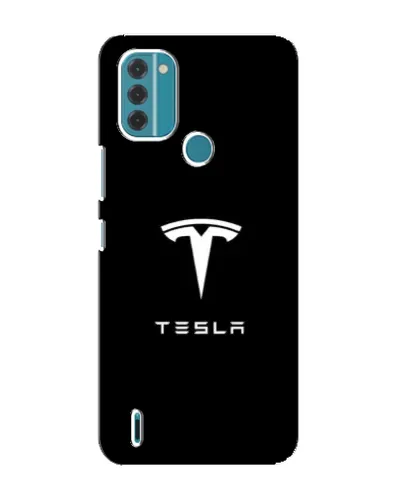 Чохол для Nokia C31 з картинкою «Tesla White Logo»