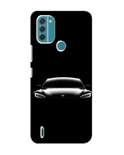 Чохол для Nokia C31 з картинкою «Фари Tesla Night»