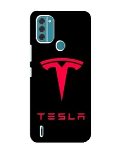 Чохол для Nokia C31 з картинкою «Tesla Red Logo»