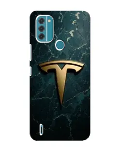 Чохол для Nokia C31 з картинкою «Мармурова Tesla Gold»