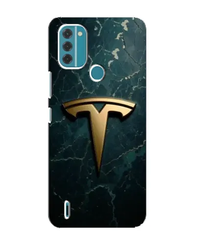 Чохол для Nokia C31 з картинкою «Мармурова Tesla Gold»