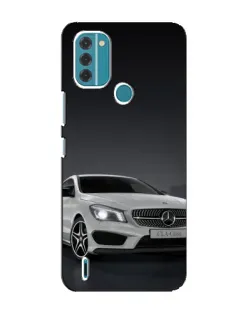 Чехол для Nokia C31 с картинкой «Mercedes AMG GT Silver»