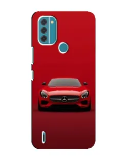 Чохол для Nokia C31 з картинкою «Червоний Mercedes AMG»