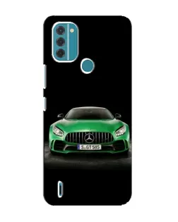 Чохол для Nokia C31 з картинкою «Mercedes — неоновий лого»