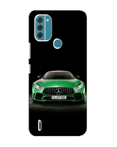 Чохол для Nokia C31 з картинкою «Mercedes — неоновий лого»
