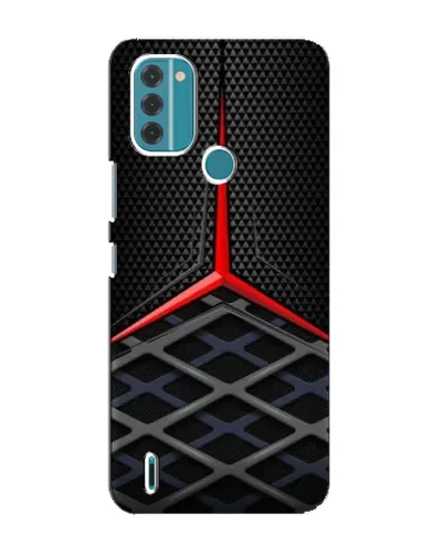 Чохол для Nokia C31 з картинкою «Mercedes Carbon Grid»