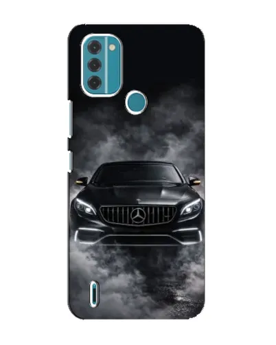 Чохол для Nokia C31 з картинкою «Mercedes у диму»