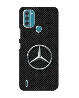 Чехол для Nokia C31 с картинкой «Карбоновый Mercedes стиль»