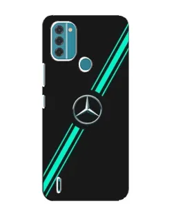 Чехол для Nokia C31 с картинкой «Спортивные линии Mercedes»