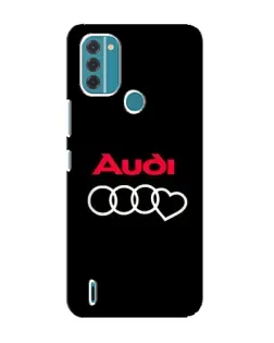 Чехол для Nokia C31 с картинкой «Логотип Audi Heart»