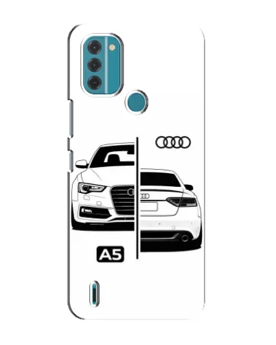 Чехол для Nokia C31 с картинкой «Audi — контрастный дизайн» Чехол для Nokia C31 с картинкой «Audi — контрастный дизайн»