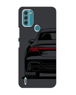 Чехол для Nokia C31 с картинкой «Задняя часть Audi — арт»