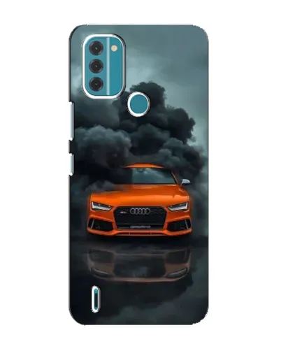 Чехол для Nokia C31 с картинкой «Audi в облаках дыма» Чехол для Nokia C31 с картинкой «Audi в облаках дыма»