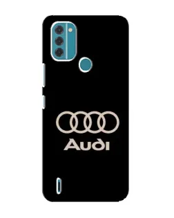 Чехол для Nokia C31 с картинкой «Audi — золотой логотип»