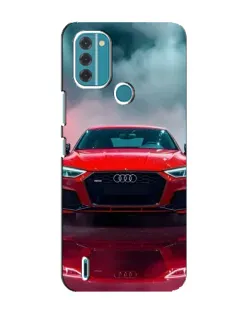 Чехол для Nokia C31 с картинкой «Audi RS — красный стиль»