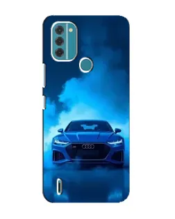 Чехол для Nokia C31 с картинкой «Audi — голубая энергия»