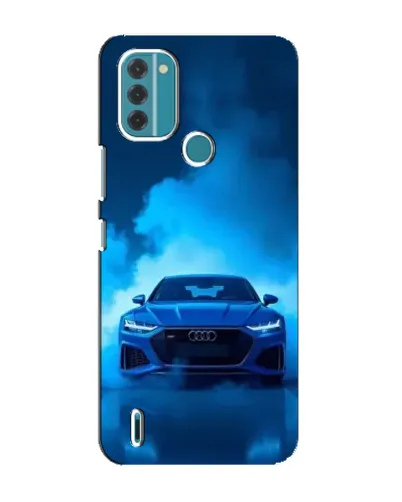Чехол для Nokia C31 с картинкой «Audi — голубая энергия» Чехол для Nokia C31 с картинкой «Audi — голубая энергия»