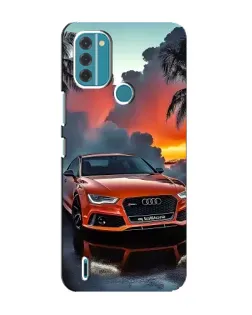 Чехол для Nokia C31 с картинкой «Audi — закат»
