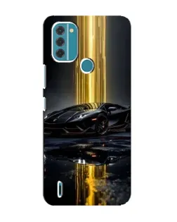 Чохол для Nokia C31 з картинкою «Нічний Lamborghini драйв»