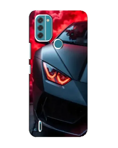 Чохол для Nokia C31 з картинкою «Lamborghini червоне сяйво»