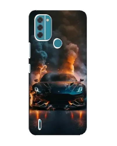 Чохол для Nokia C31 з картинкою «Lamborghini димна естетика»