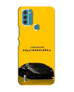 Чохол для Nokia C31 з картинкою «Lamborghini Huracan чорний»