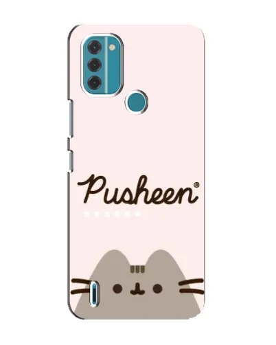 Чохол для Nokia C31 з картинкою «Pusheen логотип»