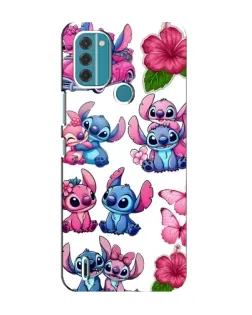 Чехол для Nokia C31 с картинкой «Стикеры Stitch и Angel» Чехол для Nokia C31 с картинкой «Стикеры Stitch и Angel»