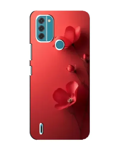 Чехол для Nokia C31 с картинкой «Маковые соцветия»