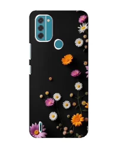 Чехол для Nokia C31 с картинкой «Цветочная композиция»