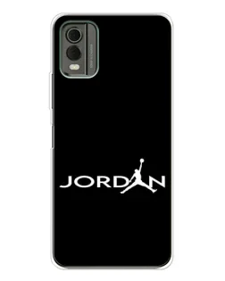 Чохол для Nokia C32 з картинкою «Jordan White Logo»