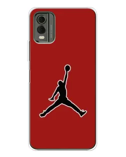 Чохол для Nokia C32 з картинкою «Jordan Red Back»