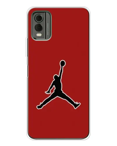 Чохол для Nokia C32 з картинкою «Jordan Red Back»