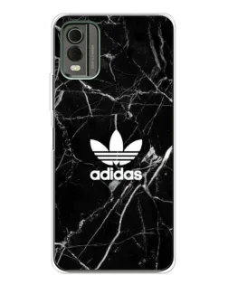 Чохол для Nokia C32 з картинкою «Білий мармур Adidas»