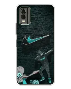 Чохол для Nokia C32 з картинкою «Спортивний арт Nike»