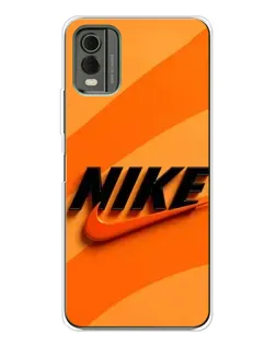 Чохол для Nokia C32 з картинкою «Помаранчевий драйв Nike»