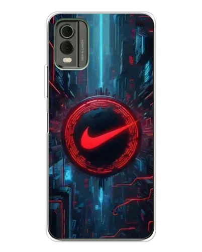 Чохол для Nokia C32 з картинкою «Техногенний стиль Nike» Чохол для Nokia C32 з картинкою «Техногенний стиль Nike»