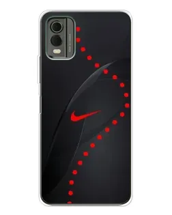 Чохол для Nokia C32 з картинкою «Абстрактний дизайн Nike»