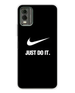 Чохол для Nokia C32 з картинкою «Класичний принт Nike»