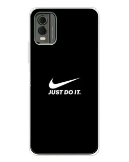 Чохол для Nokia C32 з картинкою «Мінімалізм від Nike»
