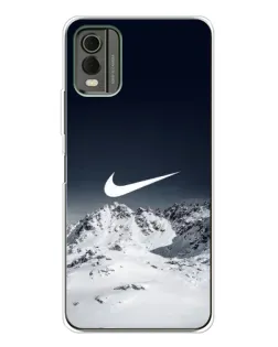 Чохол для Nokia C32 з картинкою «Nike — зимові гори»
