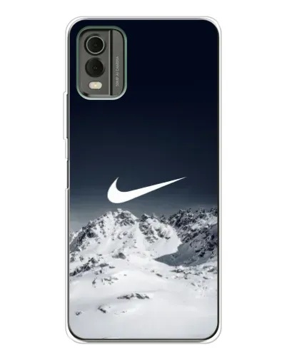 Чохол для Nokia C32 з картинкою «Nike — зимові гори» Чохол для Nokia C32 з картинкою «Nike — зимові гори»