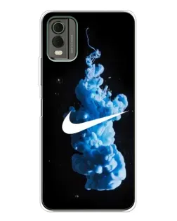 Чохол для Nokia C32 з картинкою «Nike та синій дим»