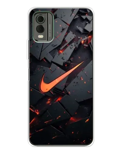 Чохол для Nokia C32 з картинкою «Nike — ефект розломів» Чохол для Nokia C32 з картинкою «Nike — ефект розломів»