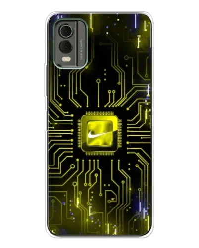 Чохол для Nokia C32 з картинкою «Nike — золота іскра» Чохол для Nokia C32 з картинкою «Nike — золота іскра»