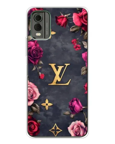 Чехол для Nokia C32 с картинкой «Цветочный Louis Vuitton» Чехол для Nokia C32 с картинкой «Цветочный Louis Vuitton»