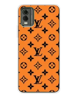 Чехол для Nokia C32 с картинкой «Оранжевый стиль LV»