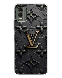 Чехол для Nokia C32 с картинкой «Кожаная текстура LV»