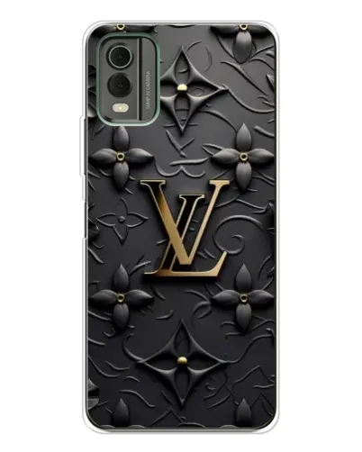 Чехол для Nokia C32 с картинкой «Кожаная текстура LV» Чехол для Nokia C32 с картинкой «Кожаная текстура LV»